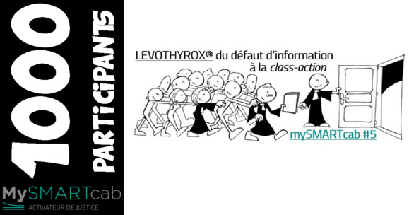 #LEVOTHYROX - 1000 inscriptions sur le site mySMARTcab depuis mardi ! 