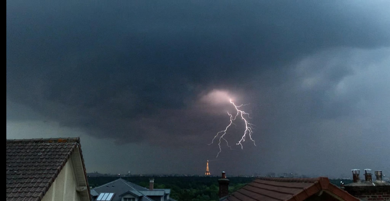 orage sur paris